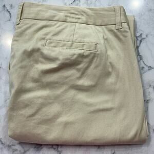 Brooks Brothers Light Yellow Cropped Chino Pants Size 12